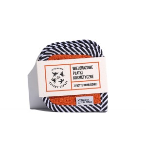 Wielorazowe Płatki Kosmetyczne z Frotte Bambusowej - 5 szt.