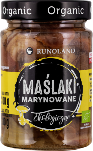 MAŚLAKI MARYNOWANE BIO 300 g - RUNOLAND-1 1747