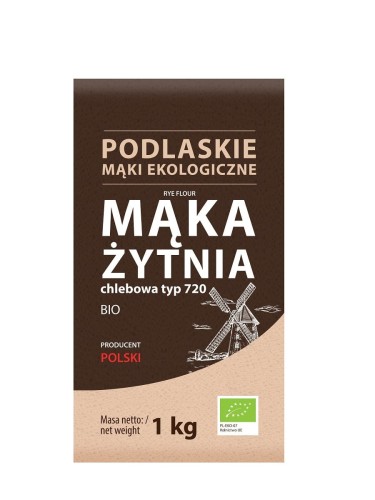 MĄKA ŻYTNIA CHLEBOWA TYP 720 BIO 1 kg - BIO LIFE (MĄKI PODLASKIE)-1 1791