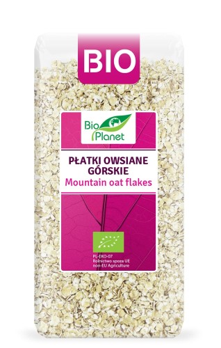 PŁATKI OWSIANE GÓRSKIE BIO 300 g - BIO PLANET-1 1807