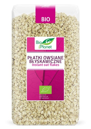 PŁATKI OWSIANE BŁYSKAWICZNE BIO 600 g - BIO PLANET-1 1809