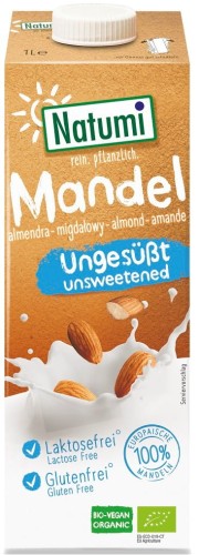 NAPÓJ MIGDAŁOWY BEZ DODATKU CUKRÓW BEZGLUTENOWY BIO 1 L - NATUMI-1 1818