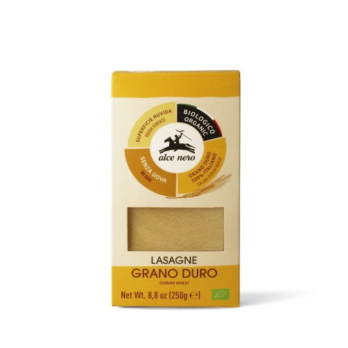 MAKARON (SEMOLINOWY) LASAGNE BIO 250 g - ALCE NERO-1 1833