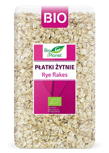 PŁATKI ŻYTNIE BIO 600 g - BIO PLANET-1 1862