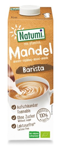 NAPÓJ MIGDAŁOWY BARISTA NIE ZAWIERA CUKRÓW BIO 1 L - NATUMI-1 1885