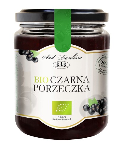 CZARNA PORZECZKA 80 % BIO 260 g - SAD DANKÓW-1 2002