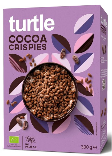 CHRUPKI RYŻOWE KAKAOWE BIO 300 g - TURTLE-1 2086