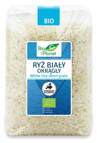 RYŻ BIAŁY OKRĄGŁY BIO 1 kg - BIO PLANET-1 2098