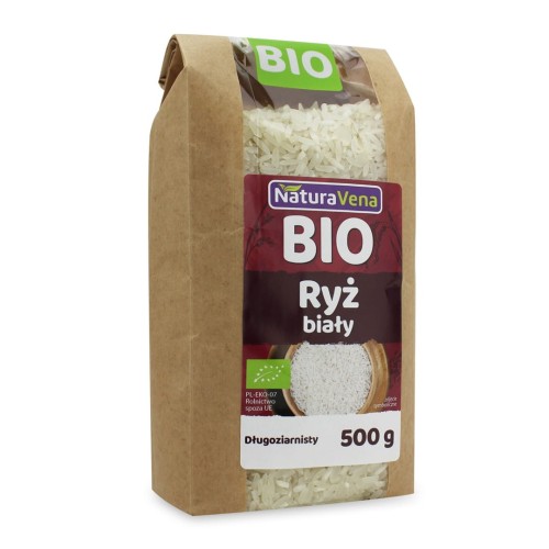 RYŻ BIAŁY DŁUGOZIARNISTY BIO 500 g - NATURAVENA-1 2108