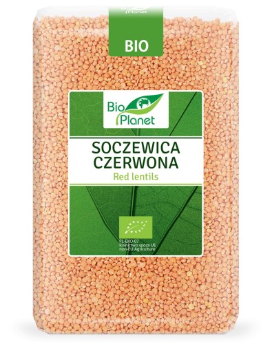 SOCZEWICA CZERWONA BIO 2 kg - BIO PLANET-1 2129