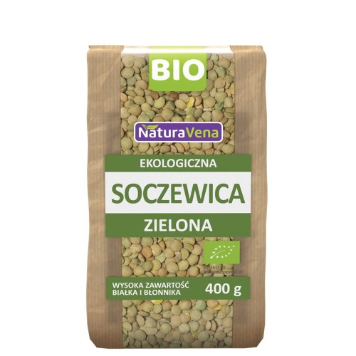 SOCZEWICA ZIELONA BIO 400 g - NATURAVENA-1 2141