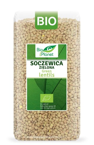 SOCZEWICA ZIELONA BIO 500 g - BIO PLANET-1 2156