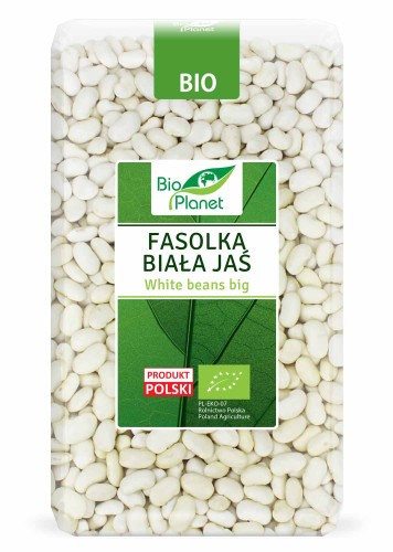 FASOLKA BIAŁA JAŚ BIO 1 kg - BIO PLANET-1 2174