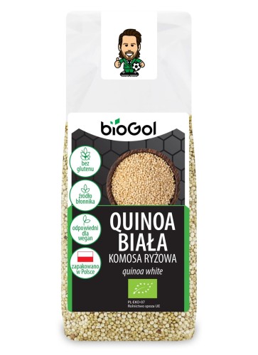 QUINOA BIAŁA (KOMOSA RYŻOWA) BEZGLUTENOWA BIO 250 g - BIOGOL-1 2193