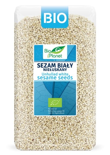SEZAM BIAŁY NIEŁUSKANY BIO 1 kg - BIO PLANET-1 2208