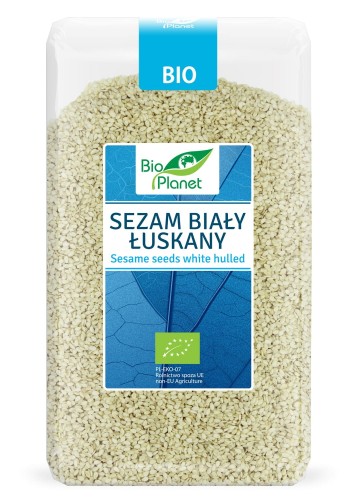 SEZAM BIAŁY ŁUSKANY BIO 1 kg - BIO PLANET-1 2209