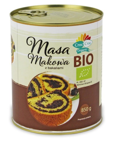 MASA MAKOWA Z BAKALIAMI BIO 850 g  - CROC-CRAC (BIOVERI)-1 2252