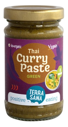 PASTA TAJSKA ZIELONE CURRY BIO 120 g - TERRASANA-1 2261
