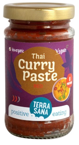 PASTA TAJSKA CZERWONE CURRY BIO 120 g - TERRASANA-1 2262