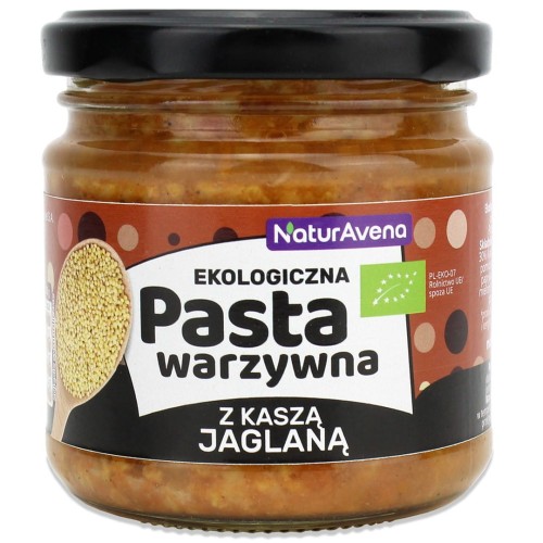 PASTA WARZYWNA Z KASZĄ JAGLANĄ  BIO 185 g - NATURAVENA-1 2265