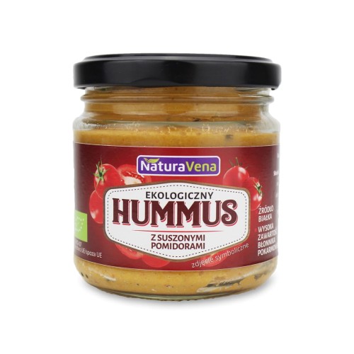 HUMMUS Z SUSZONYMI POMIDORAMI BIO 185 g - NATURAVENA-1 2269