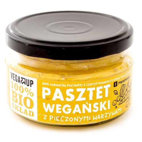 PASZTET WEGAŃSKI Z PIECZONYMI WARZYWAMI BIO 190 g - VEGA UP-1 2275