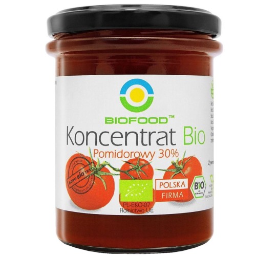 KONCENTRAT POMIDOROWY 30 % BEZGLUTENOWY BIO 200 g - BIO FOOD-1 2279