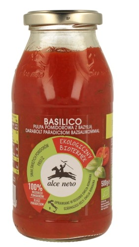 PULPA POMIDOROWA Z BAZYLIĄ BIO 500 g - ALCE NERO-1 2287