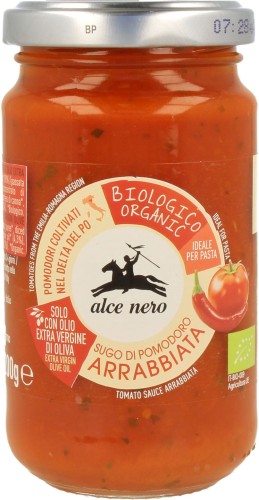 SOS POMIDOROWY Z CHILI ARRABBIATA BIO 350 g - ALCE NERO-1 2290