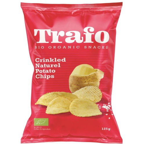 CHIPSY ZIEMNIACZANE KARBOWANE SOLONE BIO 125 g - TRAFO-1 2313