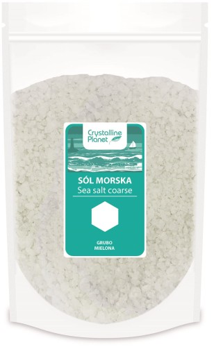 SÓL MORSKA GRUBO MIELONA 1 kg - CRYSTALLINE PLANET-1 2348