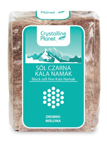 SÓL CZARNA KALA NAMAK DROBNO MIELONA 600 g - CRYSTALLINE PLANET-1 2454