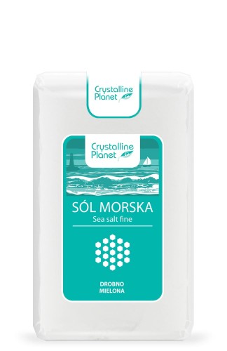 SÓL MORSKA DROBNO MIELONA 600 g - CRYSTALLINE PLANET-1 2455