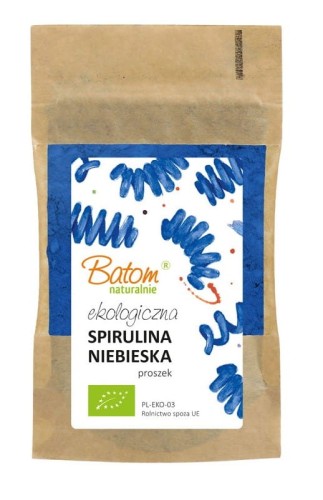 SPIRULINA NIEBIESKA BIO 15 g - BATOM-1 2493