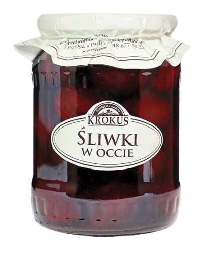 ŚLIWKI W OCCIE BEZGLUTENOWE 500 g (250 g) - KROKUS-1 2497
