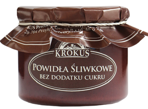 POWIDŁA ŚLIWKOWE BEZ DODATKU CUKRÓW 310 g - KROKUS-1 2511