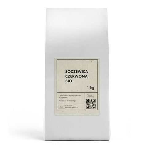 SOCZEWICA CZERWONA BIO 1 kg - THE PLANET-1 2582