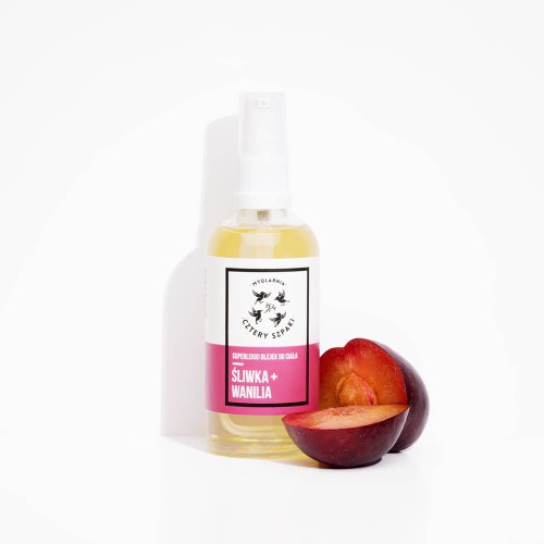 Superlekki Olejek Śliwka i Wanilia Mydlarnia CZTERY SZPAKI