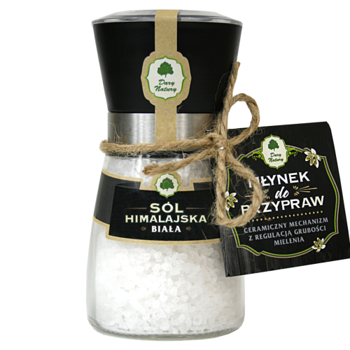 Sól himalajska biała - młynek 190g-1 3076 