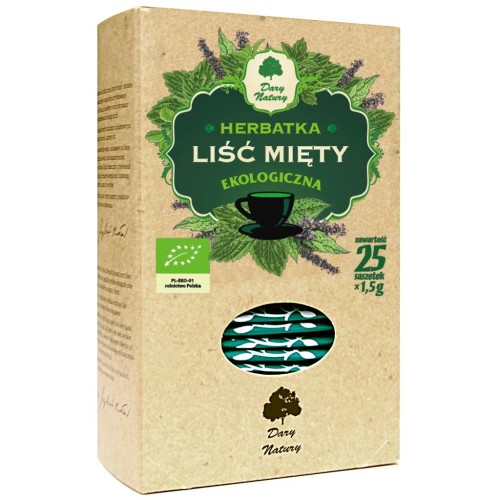 Mięta liść EKO 25x1,5g-1 3099 