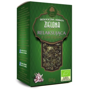 Herbata Zielona Relaksująca EKO 80g