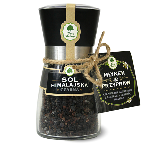 Sól himalajska czarna - młynek 200g-1 3147 