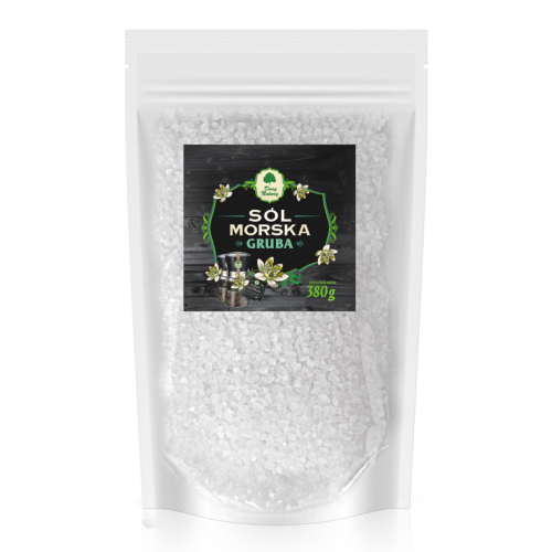Uzupełniacz Sól morska gruba 380g-1 3154 