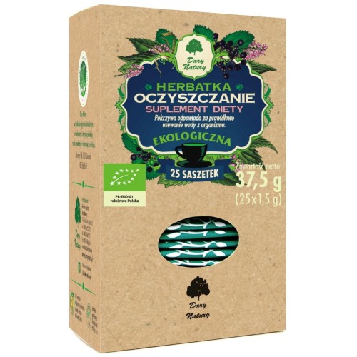 Herbatka Oczyszczanie EKO 25x1,5g - Suplement diety-1 3197 