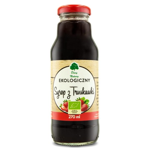 Syrop z truskawki EKO 0,27l-1 3202 