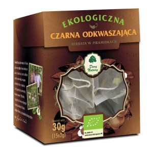 Herbata Czarna Odkwaszająca EKO 15x2g - w piramidkach