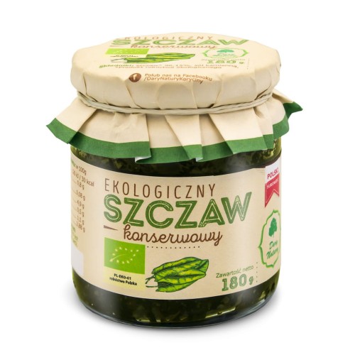 Szczaw konserwowy EKO 180g-1 3220 