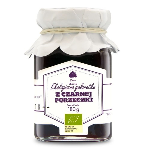 Galaretka z czarnej porzeczki EKO 180g-1 3221 