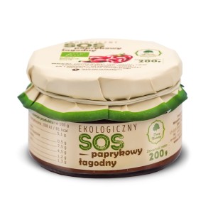 Sos paprykowy - łagodny EKO 200g