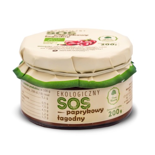 Sos paprykowy - łagodny EKO 200g-1 3303 